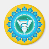 Vishuddha oder Throat 5. Chakra Magnet (Vorne)