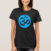 Vishuddha Om Chakra Symbol für Yoga T-Shirt (Vorderseite)