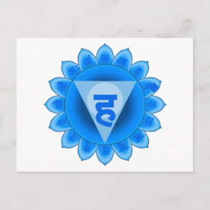 Vishuddha The Throat Chakra Postkarte