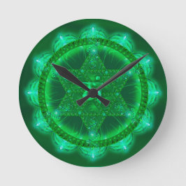 Vishuddhi Chakra grüne Uhr