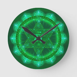 Vishuddhi Chakra grüne Uhr