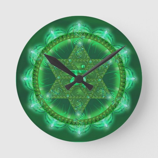 Vishuddhi Chakra grüne Uhr (Vorderseite)