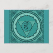 Vishuddhi oder Rachenchakra Postcard Postkarte (Vorderseite)