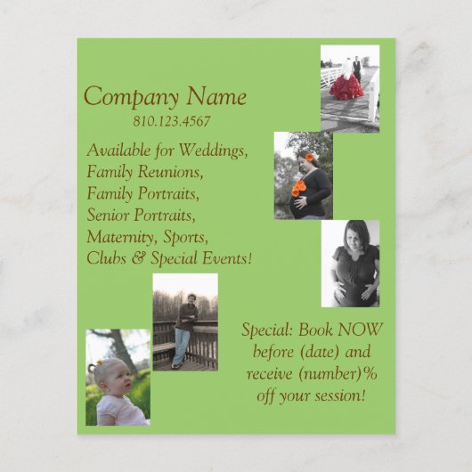 VisiCard Flyer (Hinten)