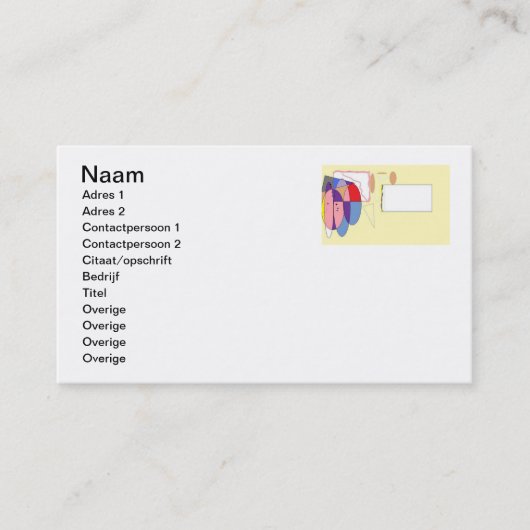 Visie Visitenkarte (Vorderseite)