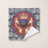 Visierschild Badhandtuch Set (Waschlappen)