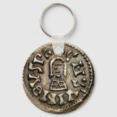 Visigoth Chindaswinth Gold Coin Obverse Schlüsselanhänger (Vorderseite)