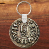 Visigoth Chindaswinth Gold Coin Obverse Schlüsselanhänger (Vorderseite)