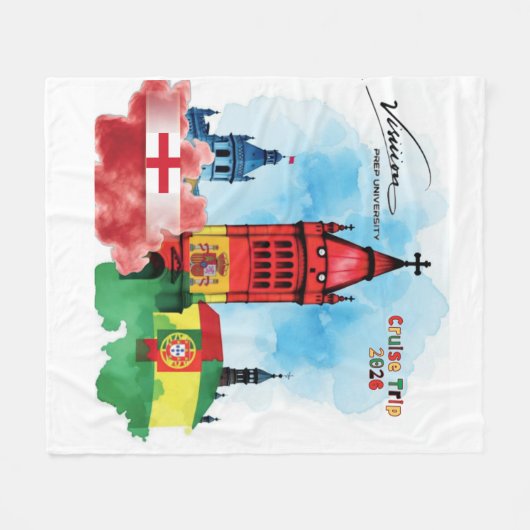 Visiiion Blanket Fleecedecke (Vorderseite (Horizontal))