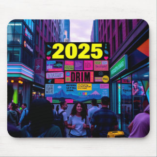 "Vision 2025" - Mouse Pad für städtische Inspirati Mousepad