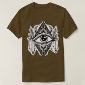 Vision-Ästhetik aus dem dritten Auge Zeichnend Ind T-Shirt (Design vorne)