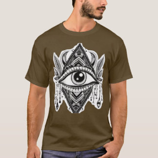 Vision-Ästhetik aus dem dritten Auge Zeichnend Ind T-Shirt