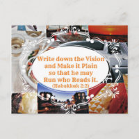 Vision-Board mit Bibel-Vers Schreiben Sie sich das