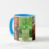 Vision-Board| Ziele und Entschließungen Tasse (Vorderseite Links)