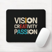 Vision Creativity Pion Funny Graphic Designer Art Mousepad (Mit Mouse)