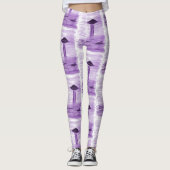 VISION-D8 - Ufo Art von EelKat - lila Leggings (Vorderseite)
