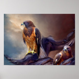 Vision des "Falken 2 Art Poster/Print" Poster