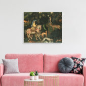 Vision des hl. Eustachius, c.1438-42 Leinwanddruck (Insitu (Wohnzimmer))