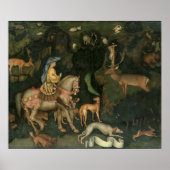 Vision des hl. Eustachius, c.1438-42 Poster (Vorne)