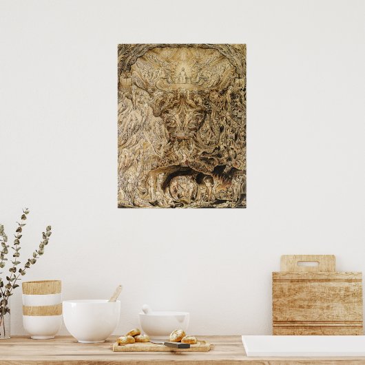 Vision des letzten Urteils Poster (Küche)