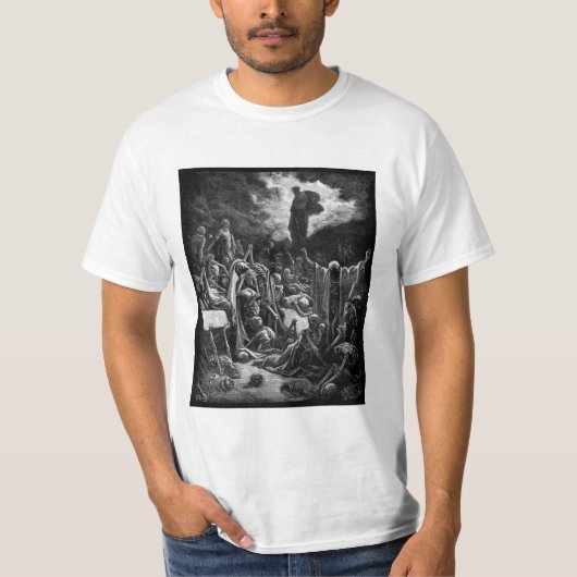 Vision des Tales des trockenen Knochen-T - Shirt (Vorderseite)