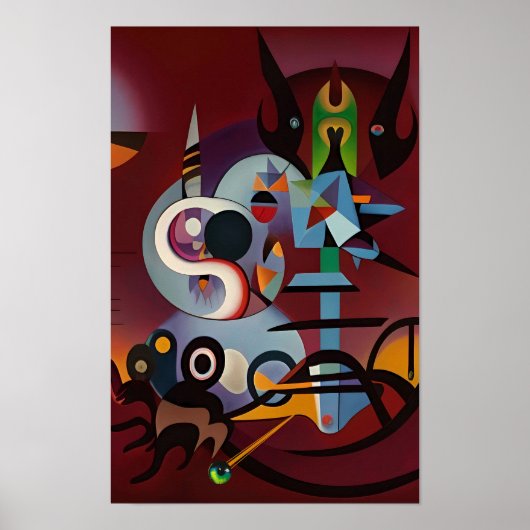 Vision eines Mitternachtsritual - Ken Gage Art Poster (Vorne)