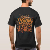 Vision funkt Aktion. T-Shirt (Rückseite)