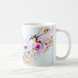 "Vision im rosa" Kolibri-Druck Kaffeetasse