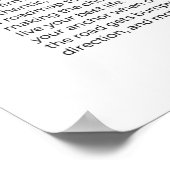 VISION Inspiration Wall Art Poster (Ecke)