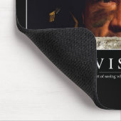 Vision: Inspiration Zitat Mousepad (Ecke)