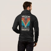Vision Inspiriere Wachstum Hoodie (Schwarz voll)