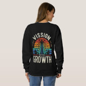 Vision Inspiriere Wachstum Sweatshirt (Schwarz voll)