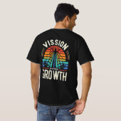Vision Inspiriere Wachstum T-Shirt (Schwarz voll)