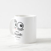 Vision - Jonathan Swift Zitat - Kaffeetasse (Vorderseite Links)