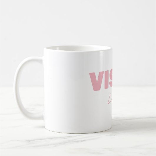 Vision Loading - Motivierend futuristischer Fortsc Kaffeetasse (Links)