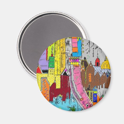 Vision Medellin Colombia Magnet (Vorderseite/Rückseite)