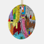 Vision Medellin Kolumbien Keramik Ornament (Rechts)