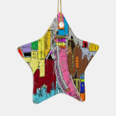 Vision Medellin Kolumbien Keramik Ornament (Rechts)