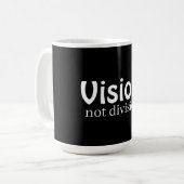 Vision, nicht Divisions-Kaffeetasse Kaffeetasse (Vorderseite Links)