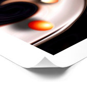 "Vision of Blue Exclusion", Glossy Poster (Ecke)