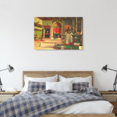 Vision of St. Augustine, 1502-08 (Öl auf Leinwand) Leinwanddruck (Insitu (Schlafzimmer))