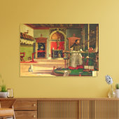 Vision of St. Augustine, 1502-08 (Öl auf Leinwand) Leinwanddruck (Insitu (Wohnzimmer))