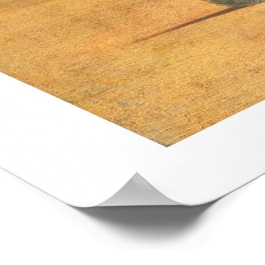 Vision of St. Augustine, 1502-08 (Öl auf Leinwand) Poster (Ecke)