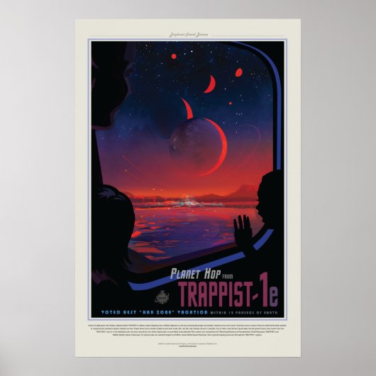 Vision of the Future Poster: Planet Trappist-1e Poster (Vorne)