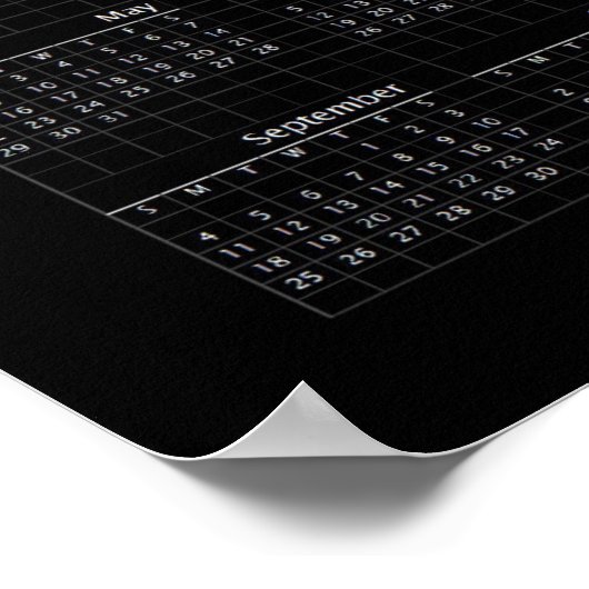 Vision of the Hawk 2011 Art Calendar Poster (Ecke)