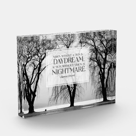 Vision ohne Aktion Fotoblock (Links)