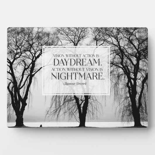 Vision ohne Aktion Fotoplatte (Vorderseite)