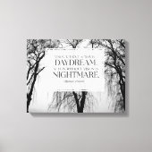 Vision ohne Aktion Leinwanddruck (Vorderseite)