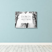 Vision ohne Aktion Leinwanddruck (Insitu (Holzboden))