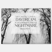 Vision ohne Aktion Magnet (Vorderseite)